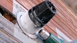 Газовый котёл BAXI код ошибки Е03. Отогревание дымохода.