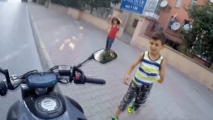 РЕАКЦИЯ ДЕТЕЙ НА МОТОЦИКЛ