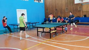 table tennis Наука в Сибири - 2015. Финал Буртасов - Постников.