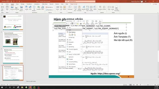Nhận Diện Đối Tượng Sử Dụng Template Matching Lập Trình OpenCV Python || Template Matching OpenCV