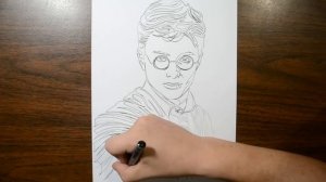 Drawing Harry Potter - Tribal Tattoo Design Style