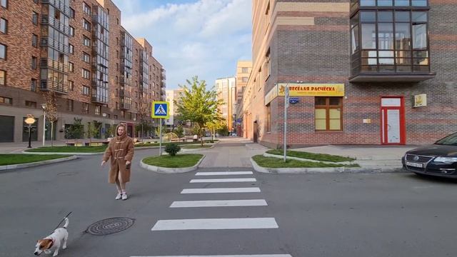 Atmospheric walk through city's streets | Krasnoyarsk (4k UHD)