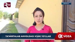 Ta'mirtalab ahvoldagi ichki yo'llar