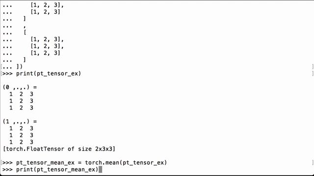 Calculate The Mean Value Of All Elements In A PyTorch Tensor - PyTorch Tutorial