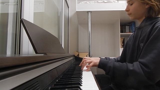 Красивое произведение на Пианино. Этюд 54. К. Лёшхорн.