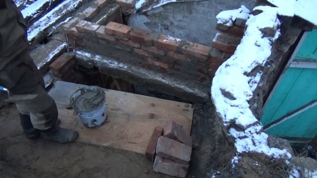 Ремонт погреба ч. № 4, заливаем перекрытие. смотреть онлайн