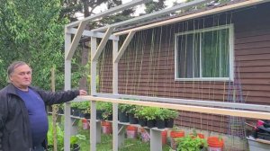 На уличных грядках делаем ОПОРНЫЕ КРЕПЛЕНИЯ ДЛЯ ТОМАТОВ. Выращивание томатов. Вертикальная подвязка