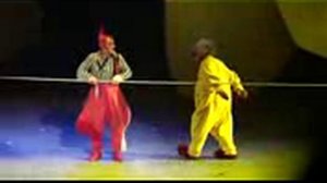 Вячеслав Полунин и Георгий Делиев. Птички.