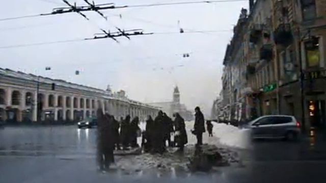 удивительная работа, Ленинград тогда и сейчас... смотреть онлайн