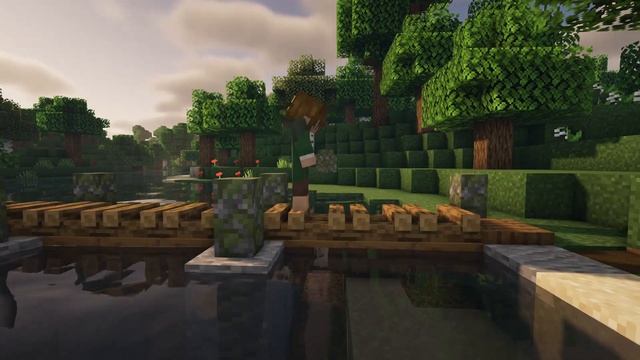 Minecraft: How to build a Small Aesthetic Bridge смотреть онлайн