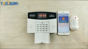 Tuya WiFi Home Burglar Alarm System Smart GSM Security Alarm 8 Languages Door Open Motion Detector