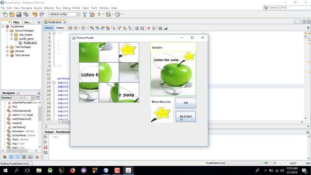 Picture Puzzle Game Bangla Tutorial (Java Swing) - Intro смотреть онлайн