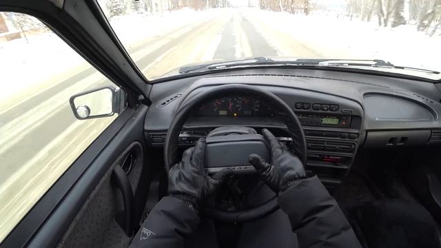 ЯНВАРСКАЯ ЕЗДА НА ВАЗ 2114 - ВИД ОТ ПЕРВОГО ЛИЦА! смотреть онлайн