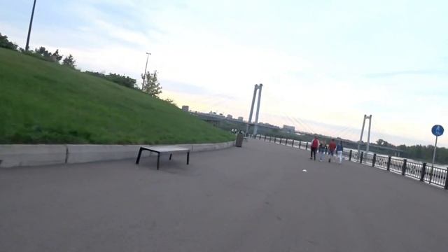 Красноярск Остров Татышева прогулка