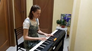 "Старинная французская песенка" (OLD FRENCH SONG), П.И. Чайковский на фортепиано. С нотами