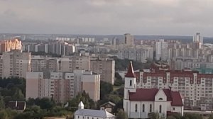 minsk, минск, большой торговый центр green city, красивый вид на город, осень.mp4