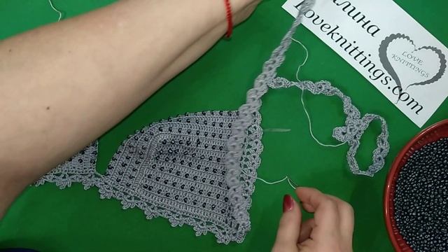 МК 4 бисер топик / Crochet top beads MK4 / БИСЕР ТОПИК смотреть онлайн