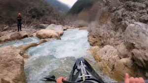 Kayaking Selinous River, Greece