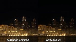 Insta360 Ace Pro vs Insta360 X3 Camera test Comparison
