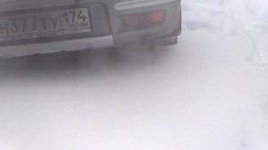 Аутлендер 1 с выхлопом от Эволюшена 7 (мотор 4G69)