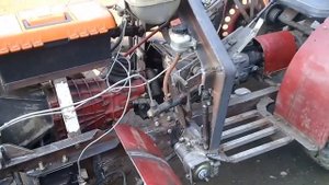 Усовершенствования минитрактора №3, лучший ручной газ.