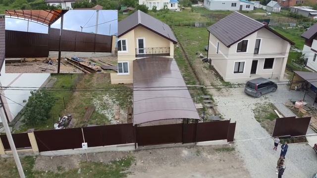 Забор из профлиста и навес из поликарбоната для авто смотреть онлайн