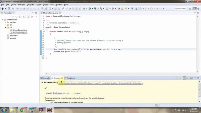 How to use the Intermediate operations[match and reduce] of Java 8 Stream?  | Streams in Java 8