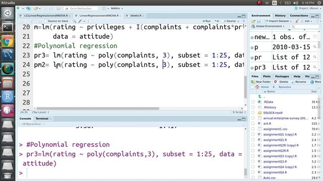 24. ANOVA: Polynomial Regression смотреть онлайн