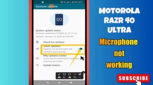 Microphone not working Motorola Razr 40 Ultra || How to solve microphone issue || Microphone proble