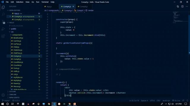 20. Life Cycle Method || Mounting Phase || React JS || Bangla Tutorial смотреть онлайн