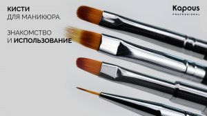 Близкое знакомство с кистями для маникюра Kapous Nails