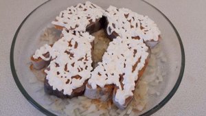 Сочные стейки из трески