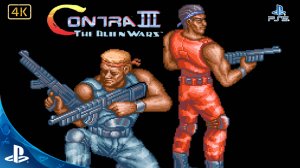 Contra 3.The Alien Wars(1992-SNES).Уровень 2.Sony PlayStation 5.4K.PS5.🎮