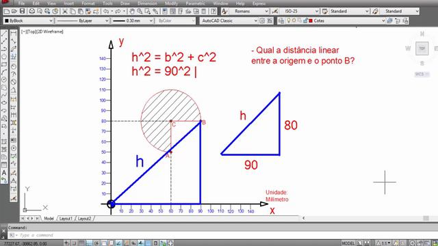 Cálculo Técnico (Distância dois pontos)