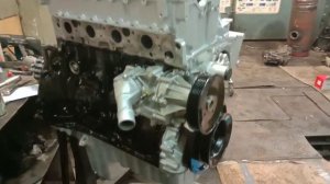 Сборка двигателя Мерседес ом 661 2.3 ТД.