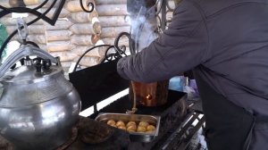 КАЗАН КЕБАБ в АФГАНСКОМ КАЗАНЕ на ФИНСКОЙ СВЕЧЕ