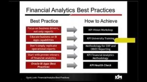 Webinar: Oracle Financial Analytics Case Study featuring McDonalds - Part 2 - KPI Partners