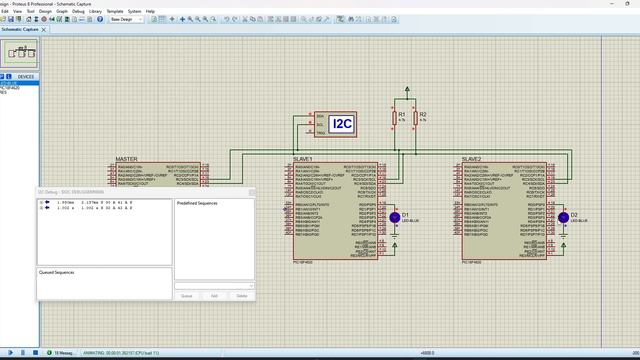 I2C Communication Between 3 PIC18F (Proteus Simulation) смотреть онлайн
