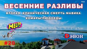 Весенние разливы. Умеет ли дрон плавать?! Атака вампиров!