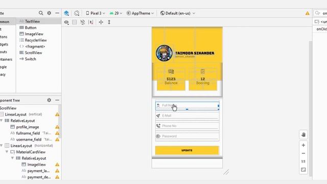 Update Data Firebase Android Studio Edit Profile Android Studio Firebase Firebase realtime database