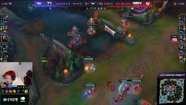 T1 АБУЗЯТ ДВА САППОРТ ПРЕДМЕТА НА БОТЕ ПРОТИВ GENG | T1 VS GENG | LCK SPRING 2024