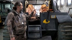 В гостях у создателя вездехода Шершень. Бюджетный бортоповорот.