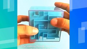 Головоломка куб лабиринт-копилка