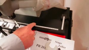 Бумагосверлильная машина Stago двухголовочная с плавающим столом PB 2015