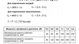 Монтаж и подключение трехфазных двигателей в однофазную сеть