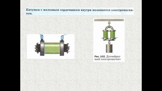 8 класс Электромагниты, постоянные магниты.