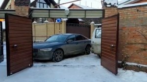 Автоматика распашных ворот Nice Wingo5kce открытие во внутрь (umdom123.ru)