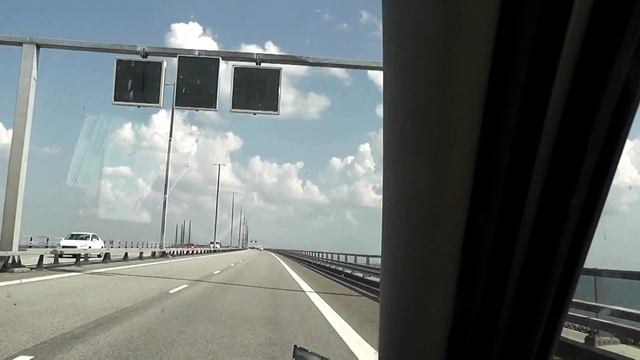 Эресуннский мост из Дании в Швецию (Копенгаген - Мальмё) Öresundsbron