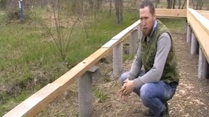 Строим сами. столбчатый фундамент.