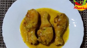 Рецепт куриные голени в сметанном соусе !